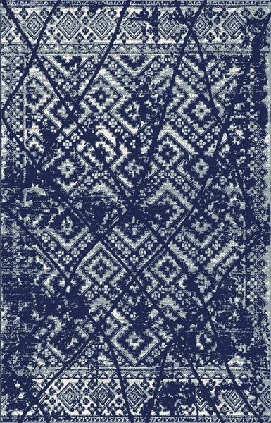 Χαλί Μπάνιου Και Rug Boho Στυλ Έθνικ Σχέδιο Στενάχωρη Υφασμένη — Φωτογραφία Αρχείου