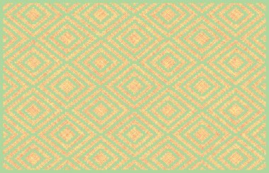 Halı banyosu ve Rug Boho tarzı, dokunmuş doku ve efektli etnik tasarım deseni.