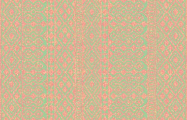 Halı banyosu ve Rug Boho tarzı, dokunmuş doku ve efektli etnik tasarım deseni.