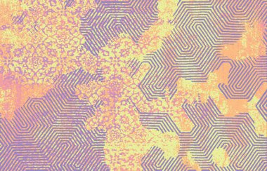 Halı banyosu ve Rug Boho tarzı, dokunmuş doku ve efektli etnik tasarım deseni.