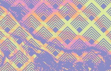 Halı banyosu ve Rug Boho tarzı, dokunmuş doku ve efektli etnik tasarım deseni.