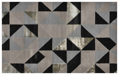 Halı banyosu ve Rug Boho tarzı, dokunmuş doku ve efektli etnik tasarım deseni.