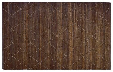 Halı banyosu ve Rug Boho tarzı, dokunmuş doku ve efektli etnik tasarım deseni.