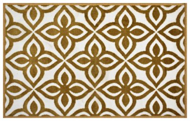 Halı banyosu ve Rug Boho tarzı, dokunmuş doku ve efektli etnik tasarım deseni.