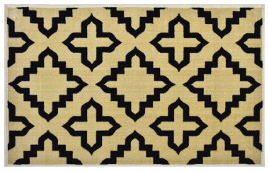 Halı banyosu ve Rug Boho tarzı, dokunmuş doku ve efektli etnik tasarım deseni.