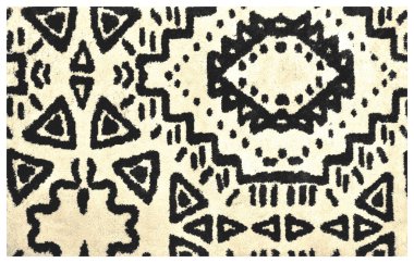 Halı banyosu ve Rug Boho tarzı, dokunmuş doku ve efektli etnik tasarım deseni.