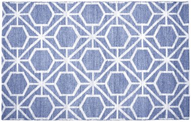 Halı banyosu ve Rug Boho tarzı, dokunmuş doku ve efektli etnik tasarım deseni.