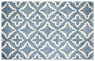 Halı banyosu ve Rug Boho tarzı, dokunmuş doku ve efektli etnik tasarım deseni.