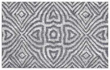 Halı banyosu ve Rug Boho tarzı, dokunmuş doku ve efektli etnik tasarım deseni.