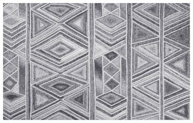 Halı banyosu ve Rug Boho tarzı, dokunmuş doku ve efektli etnik tasarım deseni.