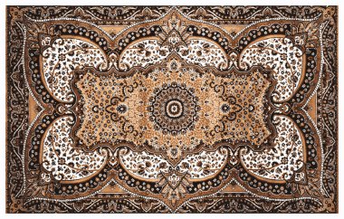 Halı banyosu ve Rug Boho tarzı, dokunmuş doku ve efektli etnik tasarım deseni.