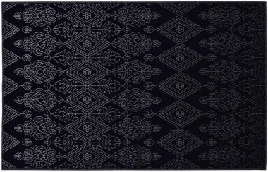 Halı banyosu ve Rug Boho tarzı, dokunmuş doku ve efektli etnik tasarım deseni.