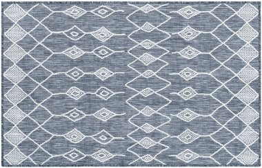 Halı banyosu ve Rug Boho tarzı, dokunmuş doku ve efektli etnik tasarım deseni.