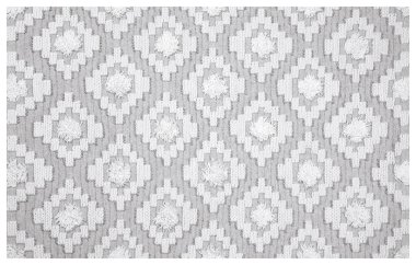 Halı banyosu ve Rug Boho tarzı, dokunmuş doku ve efektli etnik tasarım deseni.