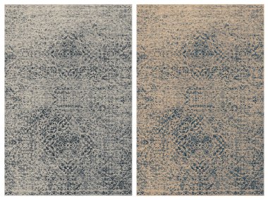 Halı banyosu ve Rug Boho tarzı, dokunmuş doku ve efektli etnik tasarım deseni.