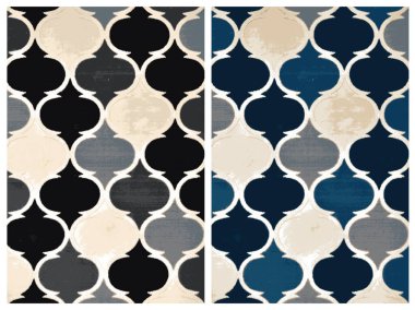 Halı banyosu ve Rug Boho tarzı, dokunmuş doku ve efektli etnik tasarım deseni.