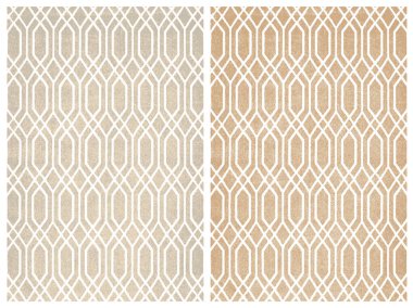 Halı banyosu ve Rug Boho tarzı, dokunmuş doku ve efektli etnik tasarım deseni.