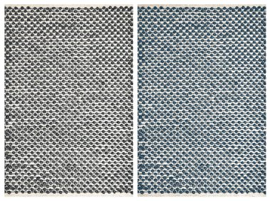 Halı banyosu ve Rug Boho tarzı, dokunmuş doku ve efektli etnik tasarım deseni.