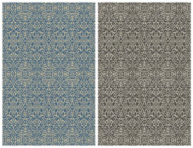 Halı banyosu ve Rug Boho tarzı, dokunmuş doku ve efektli etnik tasarım deseni.