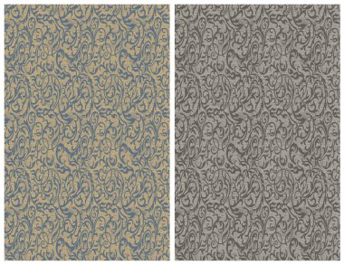 Halı banyosu ve Rug Boho tarzı, dokunmuş doku ve efektli etnik tasarım deseni.