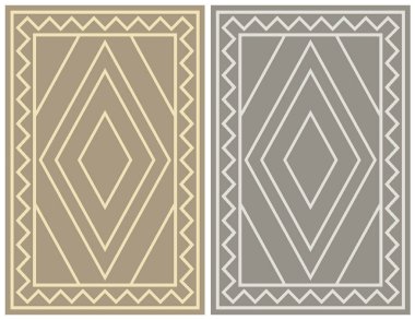 Halı banyosu ve Rug Boho tarzı, dokunmuş doku ve efektli etnik tasarım deseni.