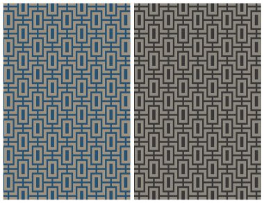 Halı banyosu ve Rug Boho tarzı, dokunmuş doku ve efektli etnik tasarım deseni.