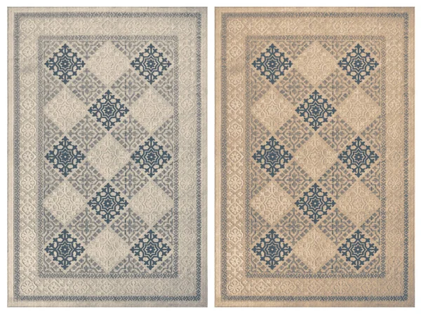 Halı banyosu ve Rug Boho tarzı, dokunmuş doku ve efektli etnik tasarım deseni.