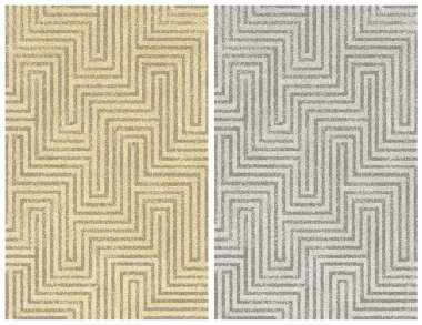 Halı banyosu ve Rug Boho tarzı, dokunmuş doku ve efektli etnik tasarım deseni.