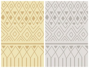 Halı banyosu ve Rug Boho tarzı, dokunmuş doku ve efektli etnik tasarım deseni.