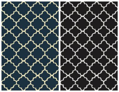 Halı banyosu ve Rug Boho tarzı, dokunmuş doku ve efektli etnik tasarım deseni.