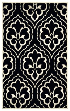 Halı banyosu ve Rug Boho tarzı, dokunmuş doku ve efektli etnik tasarım deseni.