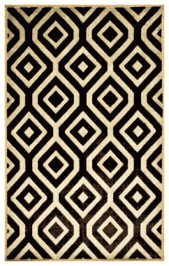 Halı banyosu ve Rug Boho tarzı, dokunmuş doku ve efektli etnik tasarım deseni.