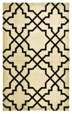 Halı banyosu ve Rug Boho tarzı, dokunmuş doku ve efektli etnik tasarım deseni.