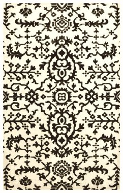Halı banyosu ve Rug Boho tarzı, dokunmuş doku ve efektli etnik tasarım deseni.