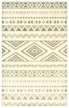 Halı banyosu ve Rug Boho tarzı, dokunmuş doku ve efektli etnik tasarım deseni.