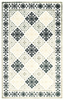 Halı banyosu ve Rug Boho tarzı, dokunmuş doku ve efektli etnik tasarım deseni.