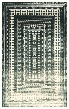 Halı banyosu ve Rug Boho tarzı, dokunmuş doku ve efektli etnik tasarım deseni.