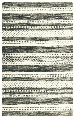 Halı banyosu ve Rug Boho tarzı, dokunmuş doku ve efektli etnik tasarım deseni.
