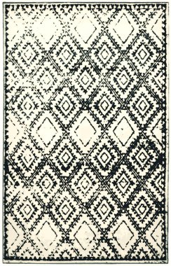 Halı banyosu ve Rug Boho tarzı, dokunmuş doku ve efektli etnik tasarım deseni.