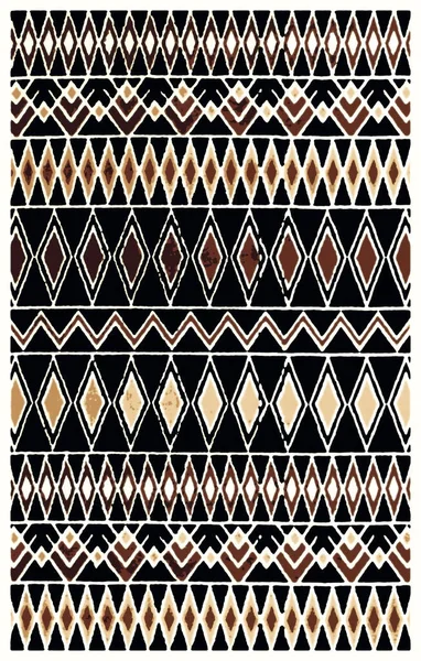 Carpet Bathmat Rug Boho Style Ethnic Design Pattern Distressed Woven — Stock Photo, Image