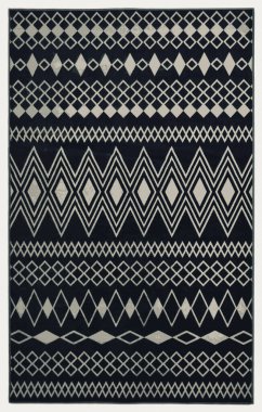 Halı banyosu ve Rug Boho tarzı, dokunmuş doku ve efektli etnik tasarım deseni.