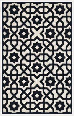 Halı banyosu ve Rug Boho tarzı, dokunmuş doku ve efektli etnik tasarım deseni.