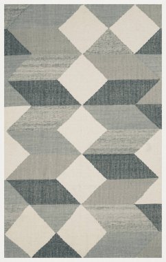 Halı banyosu ve Rug Boho tarzı, dokunmuş doku ve efektli etnik tasarım deseni.