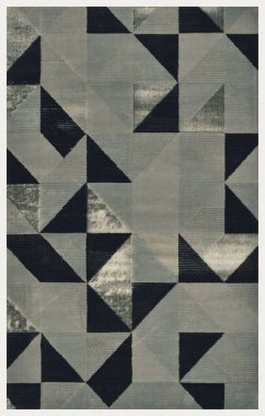 Halı banyosu ve Rug Boho tarzı, dokunmuş doku ve efektli etnik tasarım deseni.