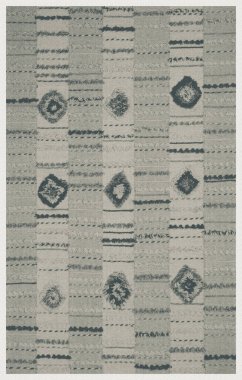 Halı banyosu ve Rug Boho tarzı, dokunmuş doku ve efektli etnik tasarım deseni.