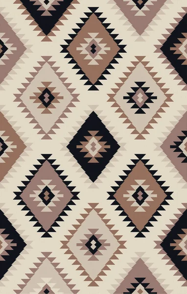 カーペットバスマットと問題のある織物の質感と効果とラグBohoスタイルの民族デザインパターン — ストック写真