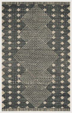 Halı banyosu ve Rug Boho tarzı, dokunmuş doku ve efektli etnik tasarım deseni.