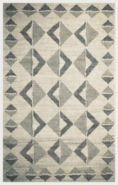 Halı banyosu ve Rug Boho tarzı, dokunmuş doku ve efektli etnik tasarım deseni.