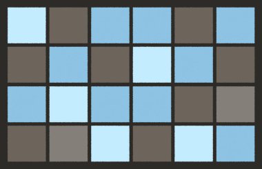 Halı banyosu ve Rug Boho tarzı, dokunmuş doku ve efektli etnik tasarım deseni.