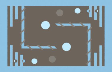 Halı banyosu ve Rug Boho tarzı, dokunmuş doku ve efektli etnik tasarım deseni.